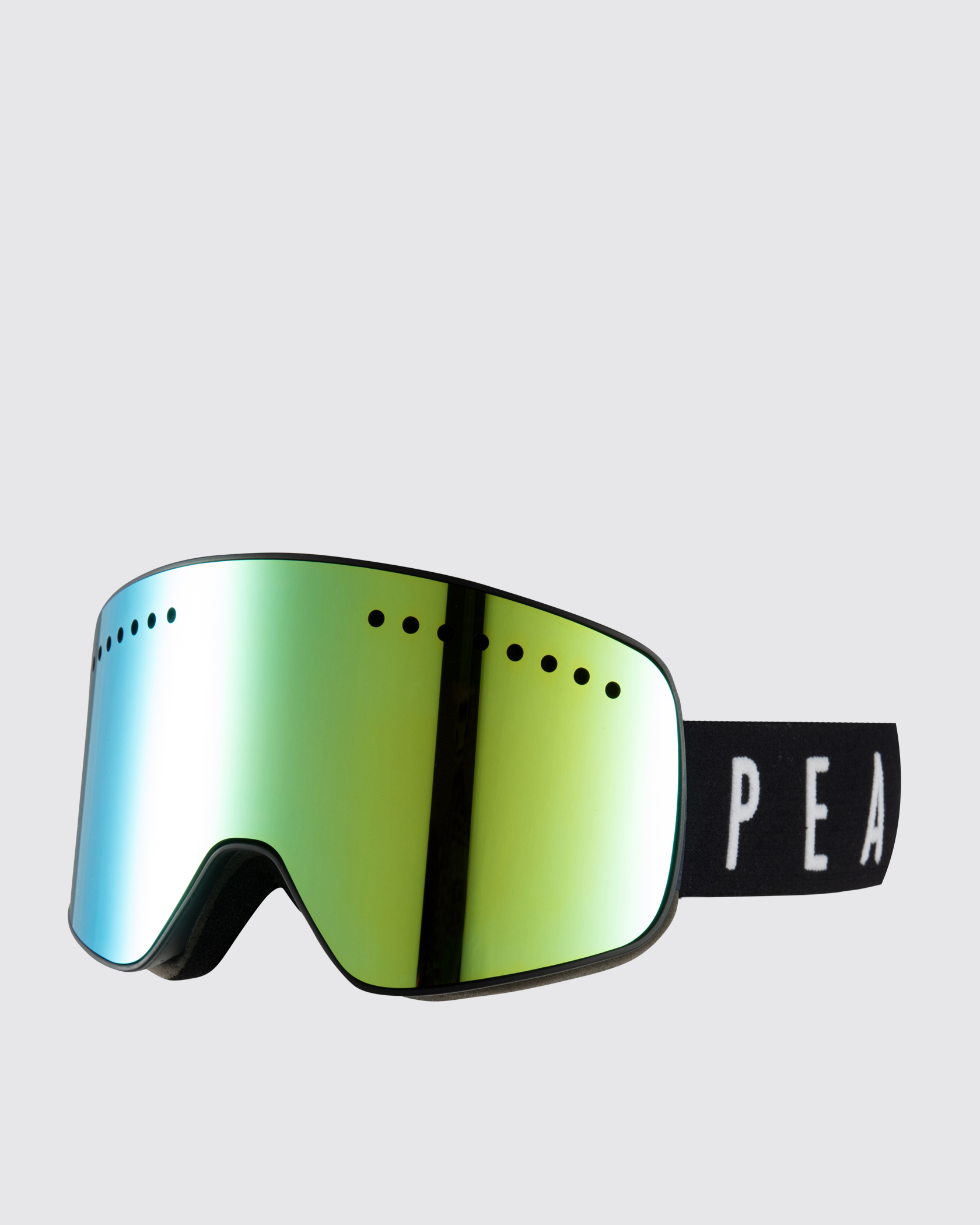 Peaksunion Everest Ski Goggle, Green Lens, Lateral